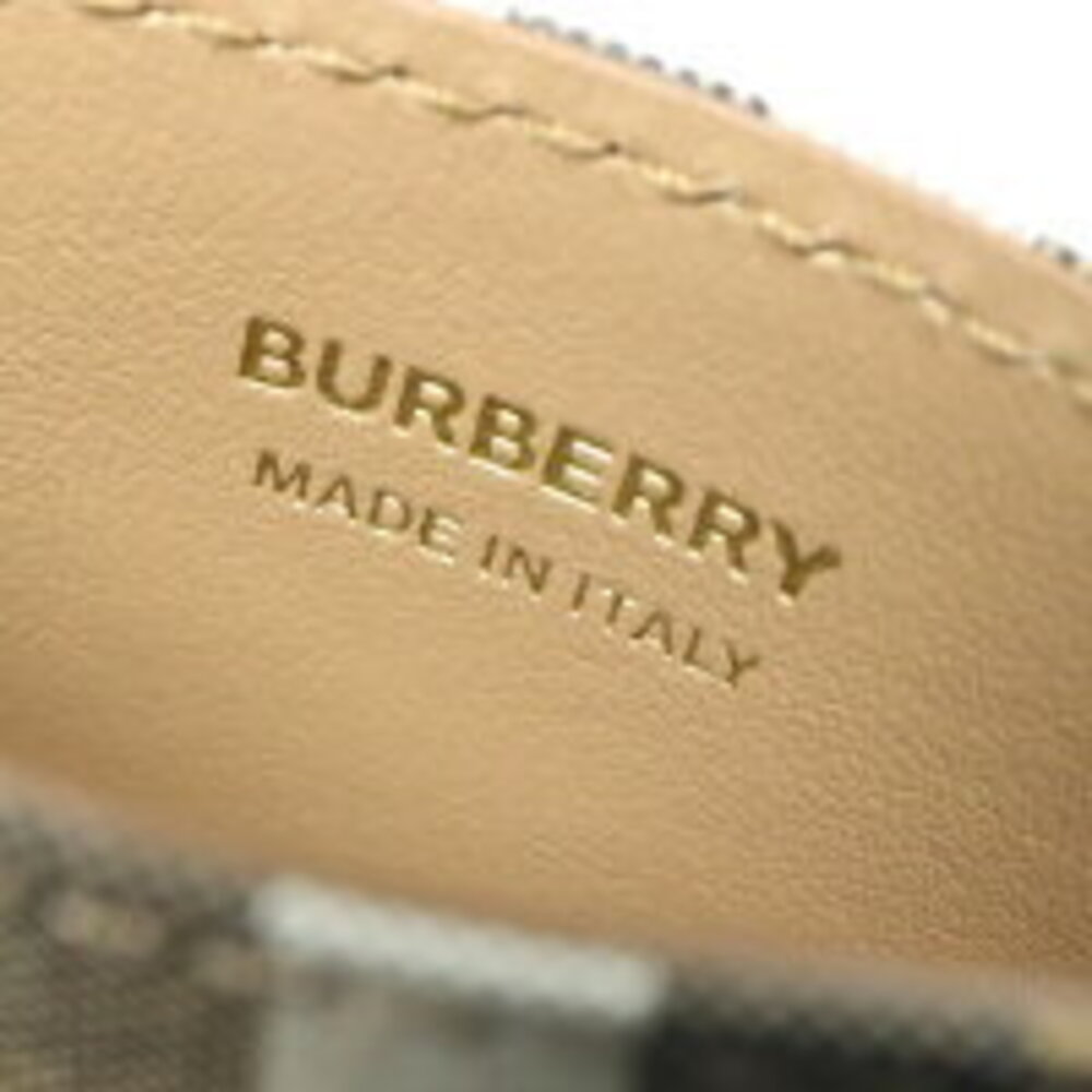 Burberry Brown Leather Sandon Wallet Grainy Card View 3